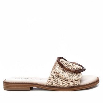Carmela Leather Women's Fashion Slip on Sandals By XTI 162415