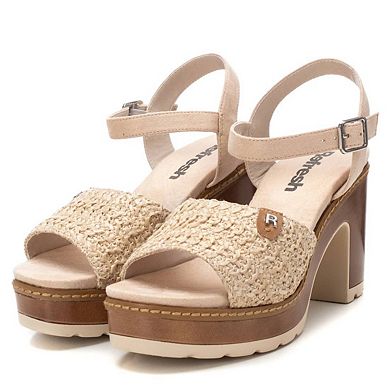 Women's Ankle Strap Heeled Sandals Refresh By Xti 172704