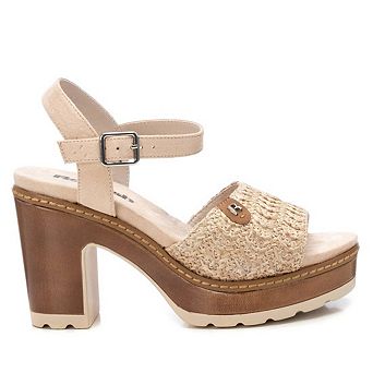 Women's Ankle Strap Heeled Sandals Refresh By Xti 172704