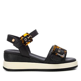 Carmela Leather Women's Wedge Sandals By XTI 162227