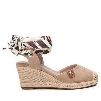 Refresh Women's Espadrilles With Wide Ribbon Laces 172541