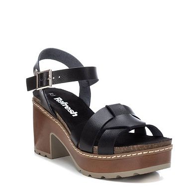 Women's Casual Heeled Platform Sandals By XTI 170786