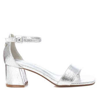 Women's Heeled Metallic Sandals By XTI 171957