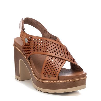 Women's Cross Strap Heeled Sandals By XTI 170778