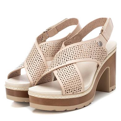 Women's Cross Strap Heeled Sandals By XTI 170778