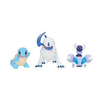 Pokemon 3 pk Battle Figure Set with Squirtle, Skorupi & Absol
