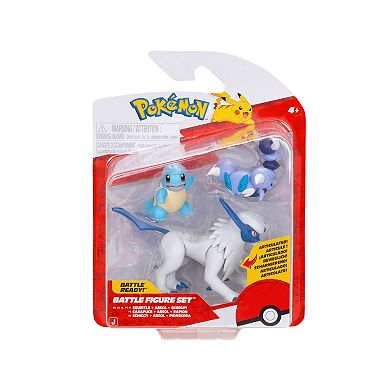 Pokemon 3-pk. Battle Figure Set with Squirtle, Skorupi & Absol