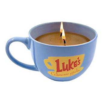 Insight Editions Gilmore Girls Luke's Diner Coffee Cup Candle with Dual Wicks