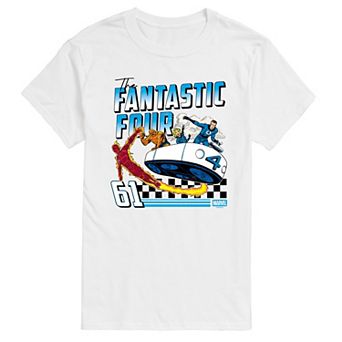 Big & Tall Marvel The Fantastic Four Racing Graphic Tee