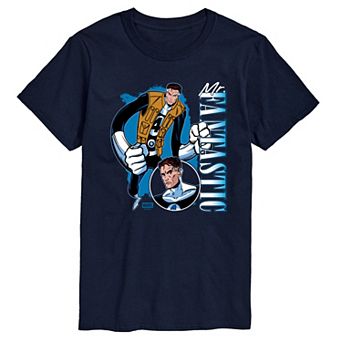 Big & Tall Marvel The Fantastic Four Mr. Fantastic Bootleg Graphic Tee