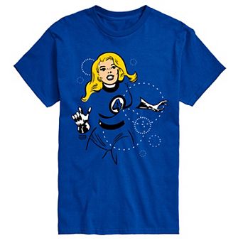 Big & Tall Marvel The Fantastic Four Invisible Woman Graphic Tee