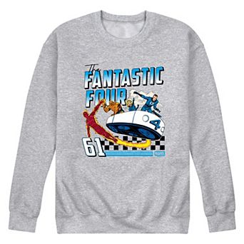 Men's Marvel The Fantastic Four Racing Crew Fleece Sweatshirt