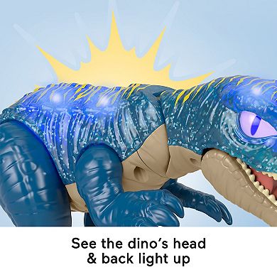 IMAGINEXT Jurassic World Growl & Glow Baryonyx Dinosaur Toy with Lights & Sounds