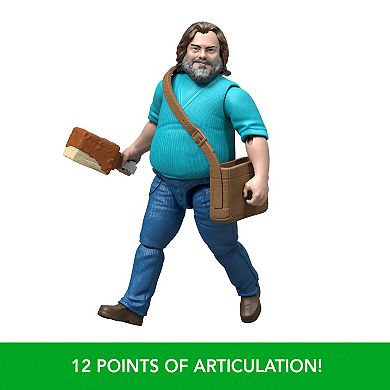 Mattel Minecraft Steve 4-inch Action Figure & Accessories Toy Set