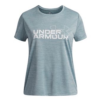 Girls 7-18 Under Armour Tech™ Twist Wordmark Logo Short Sleeve Tee