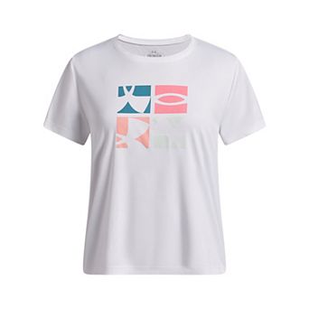 Girls 7-16 Under Armour Tech™ Logo Graphic Short Sleeve Tee