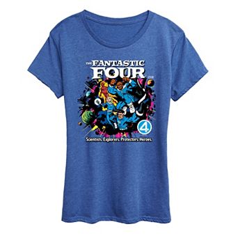 Women's Marvel The Fantastic Four Group Graphic Tee