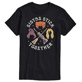 Disney's Hocus Pocus Big & Tall Sistas Stick Together Graphic Tee