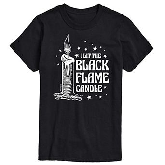 Disney's Hocus Pocus Big & Tall I Lit The Black Flame Candle Graphic Tee