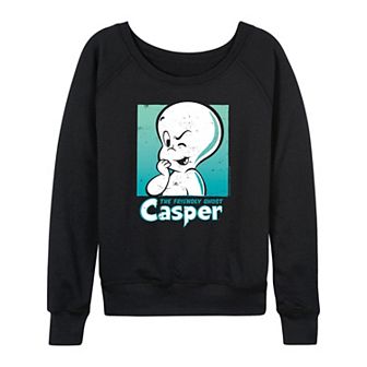 Women's Casper The Friendly Ghost French Terry Long Sleeve Tee
