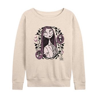 Disney's The Nightmare Before Christmas Sally Women's Floral French Terry Long Sleeve Tee