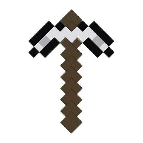 Детские фигурки Mattel Minecraft Role-Play Iron Pickaxe Toy Accessory Pixelated Design