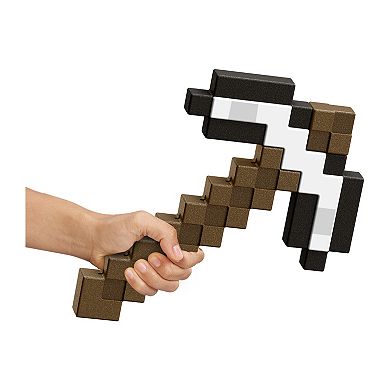 Mattel Minecraft Role-Play Iron Pickaxe Toy Accessory Pixelated Design