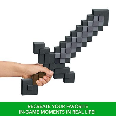 Mattel Minecraft Pixelated Stone Sword Toy Accessory