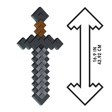 Mattel Minecraft Pixelated Stone Sword Toy Accessory