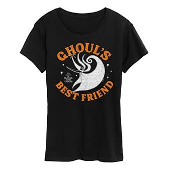 Disney's The Nightmare Before Christmas Women's Zero Ghouls Best Friend Graphic Tee