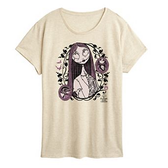 Disney's The Nightmare Before Christmas Sally Women's Floral Graphic Tee