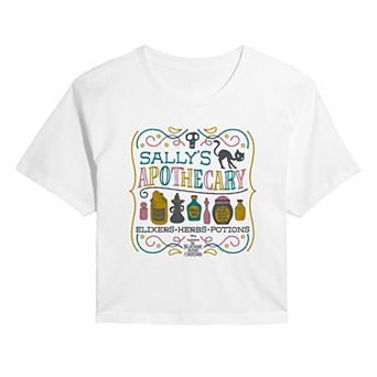 Disney's The Nightmare Before Christmas Juniors' Sally's Apothecary Cropped Tee