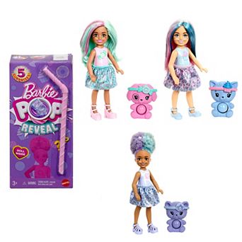 Barbie® Chelsea Pop Reveal Treat Series Doll with 5 Surprises - Styles May Vary