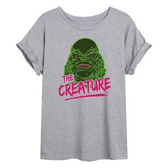 Juniors' Universal Monsters The Creature Oversized Tee