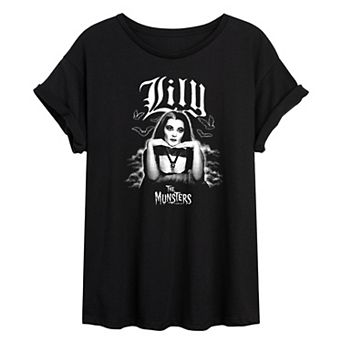 Juniors' The Munsters Lily Oversized Tee