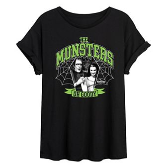 Juniors' The Munsters Oh Goody Oversized Tee
