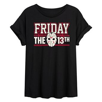 Juniors' Friday The 13th Oversized Tee