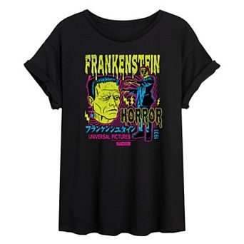 Juniors' Universal Monsters Frankenstein Oversized Tee