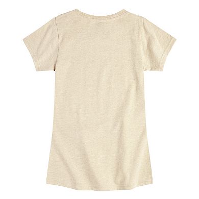Girls 7-16 Peanuts Snoopy & Ghost Halloween Graphic Tee