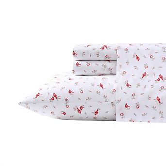 Laura Ashley Holiday Cotton Sheet Set
