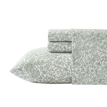 Laura Ashley Holiday Cotton Sheet Set