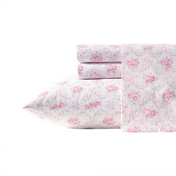 Laura Ashley Holiday Cotton Sheet Set