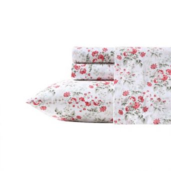 Laura Ashley Holiday Cotton Sheet Set