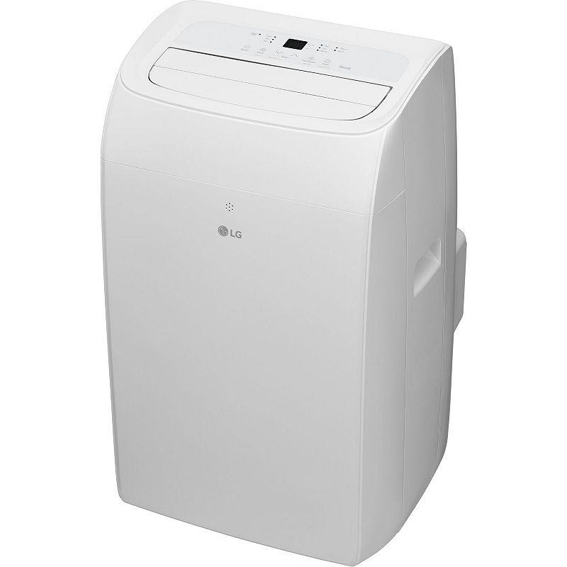 lg new 8 350 btu 350 sq ft smart wi-fi enabled portable air conditioner with dehumidifier function  white