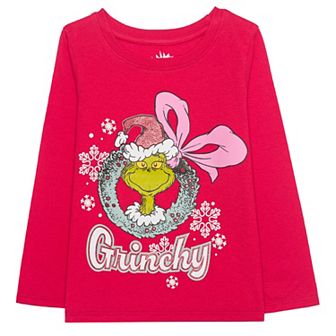 Baby & Toddler Girl Jumping Beans® Dr. Seuss The Grinch Long Sleeve Graphic Tee