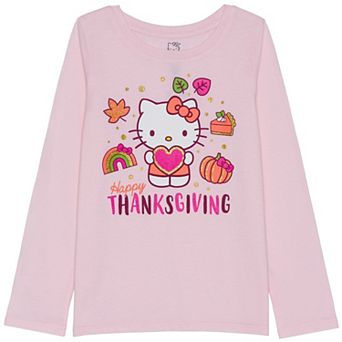 Baby & Toddler Girl Jumping Beans® Hello Kitty Happy Thanksgiving Long Sleeve Graphic Tee