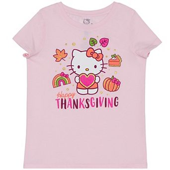 Girls 4-12 Jumping Beans® Sanrio Hello Kitty "Happy Thanksgiving" Graphic Tee
