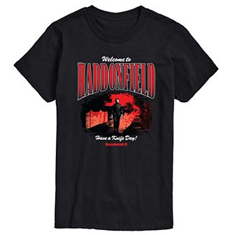 Big & Tall Halloween II Welcome To Haddonfield Graphic Tee