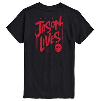 Big & Tall Friday The 13th Jason Lives Graphic Tee