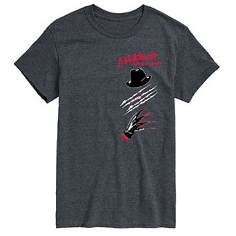 Big & Tall A Nightmare On Elm Street Icons Graphic Tee